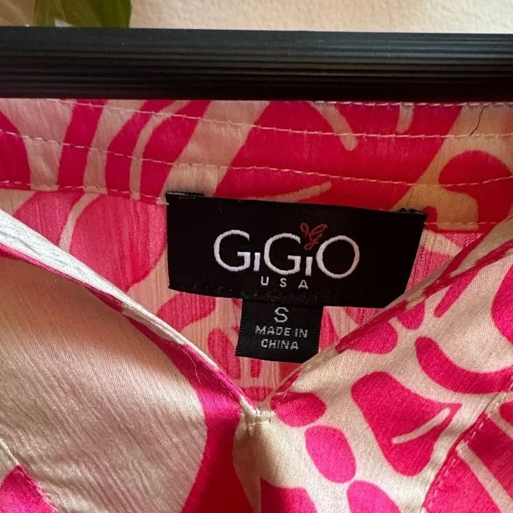 GCG Pink Floral Women's Tunic Top - Picture 2 of 7